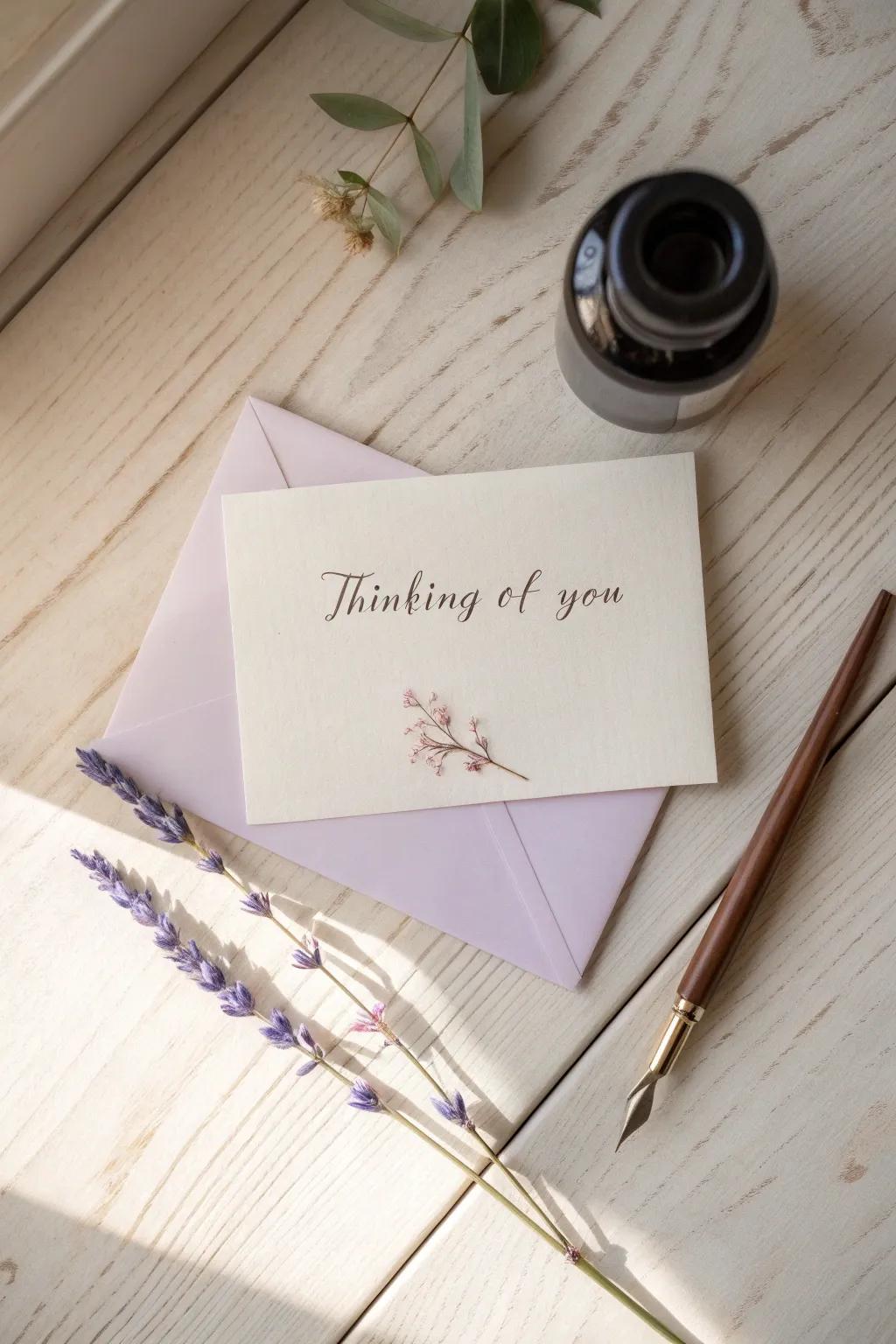 A personal touch: Handwritten letters that speak from the heart.