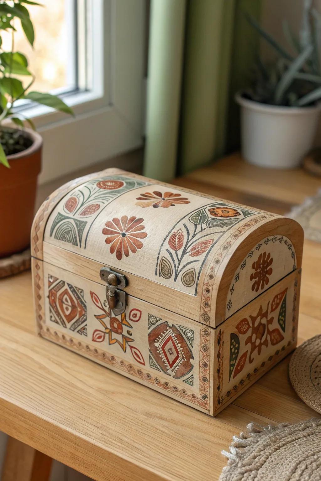 Unlock a world of stories with this culturally-inspired treasure chest.