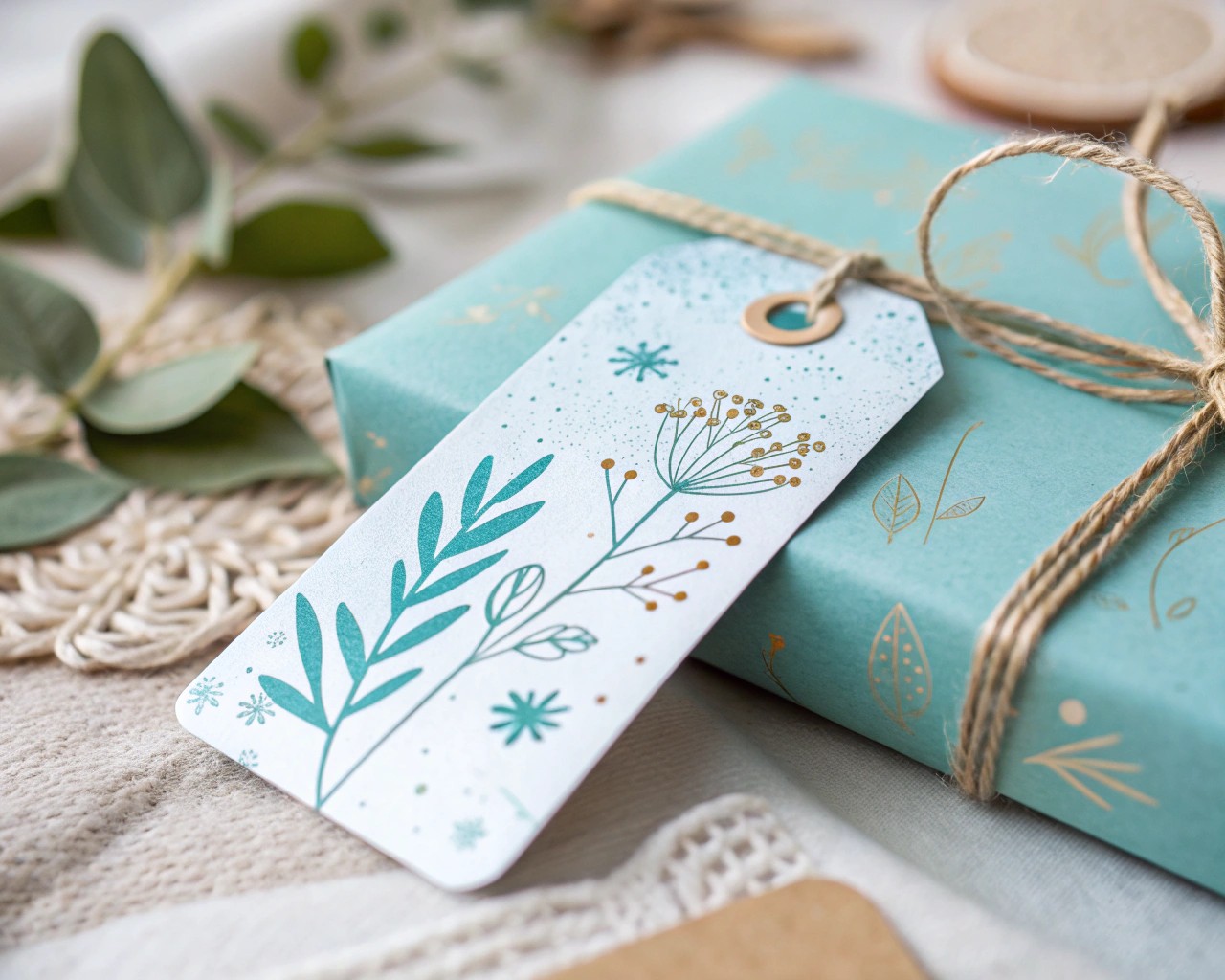 Enhance your gift tags with fine details, turning them into small art pieces.