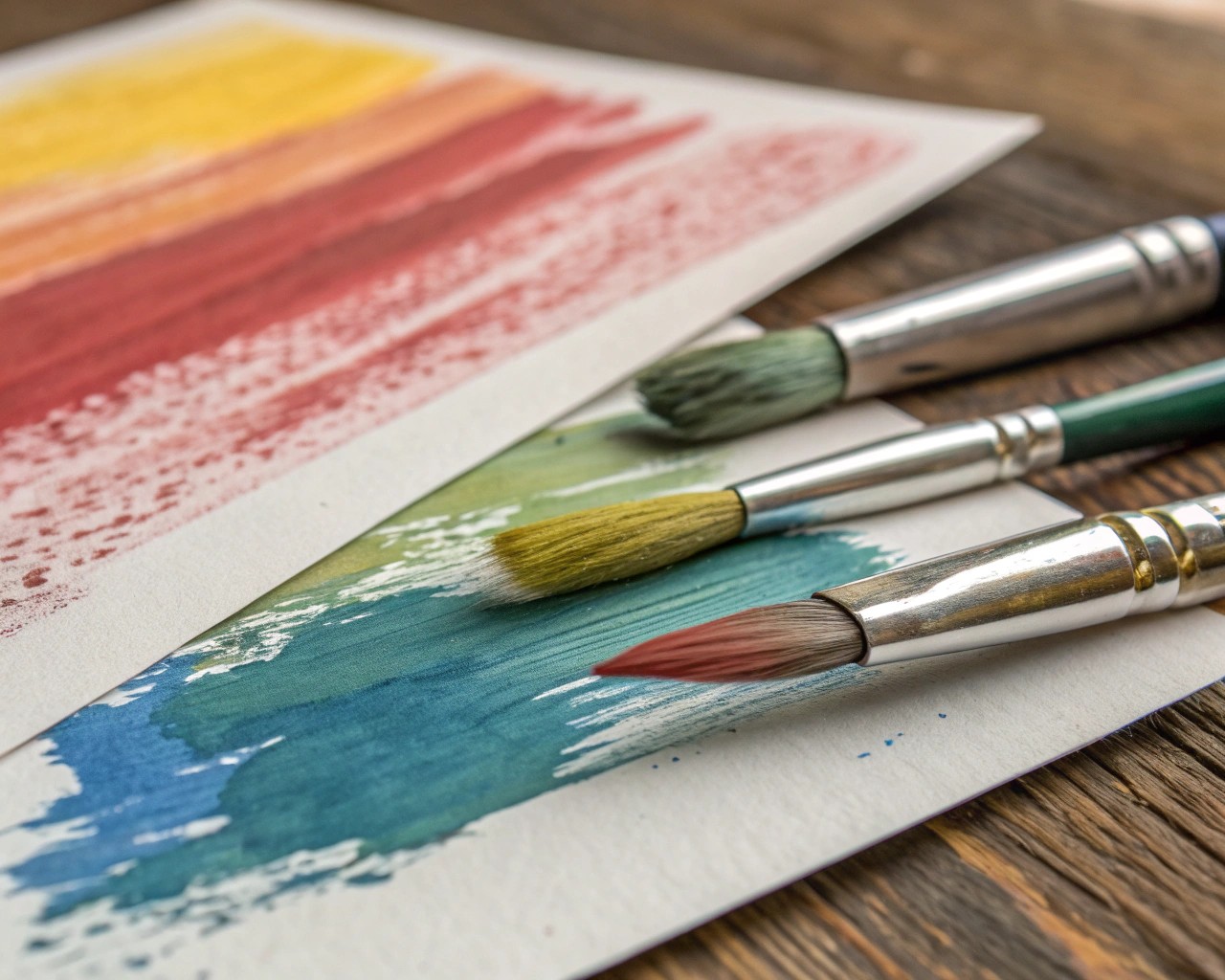 Hand-painted thank you cards offer authenticity and a personal touch.