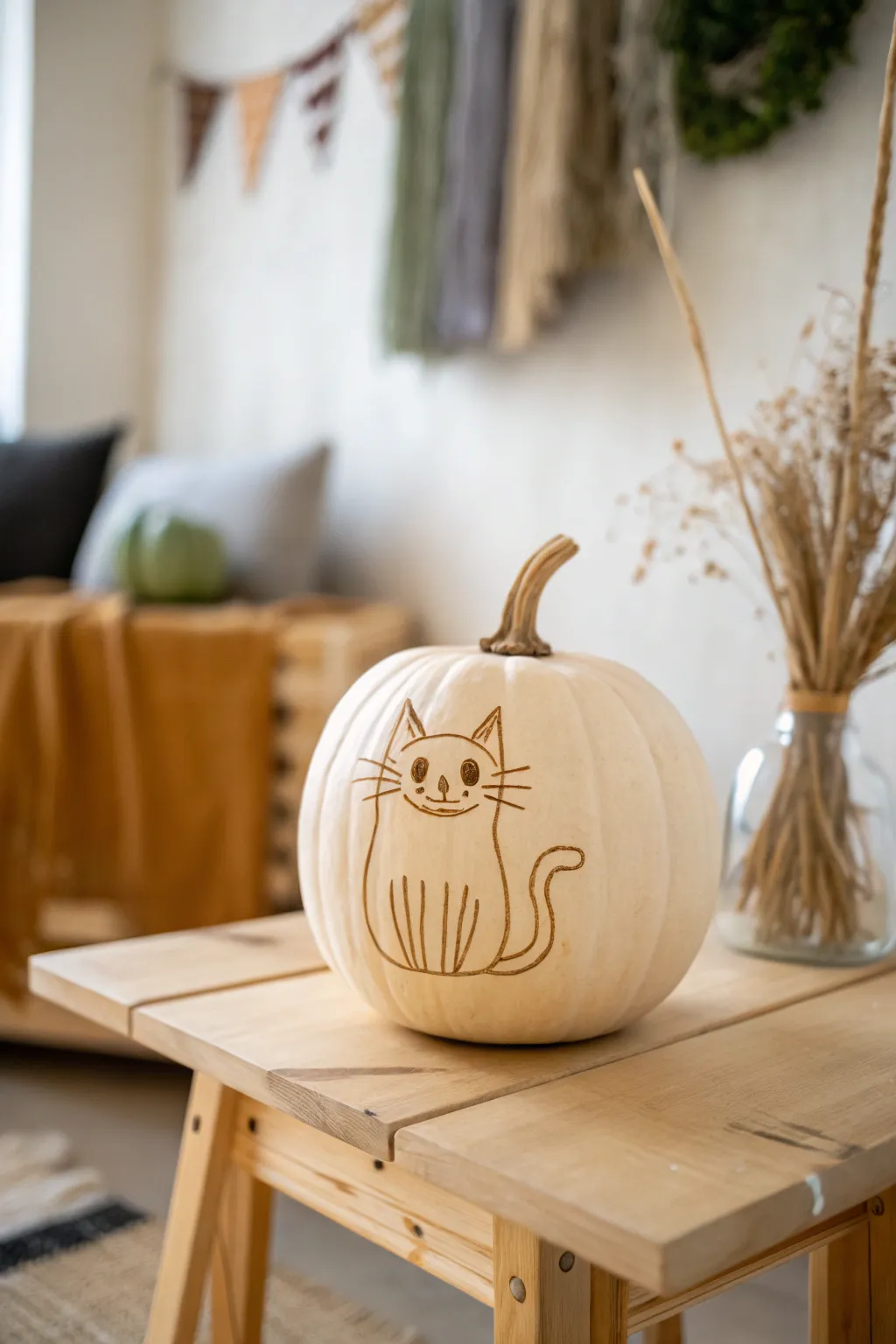 17+ Creative Cat Pumpkin Carving Ideas