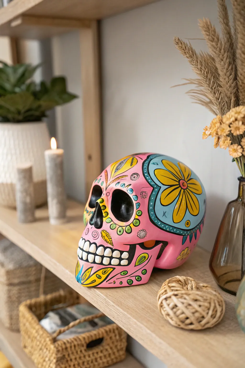 15+ Creative Ceramic Sugar Skull Painting Ideas