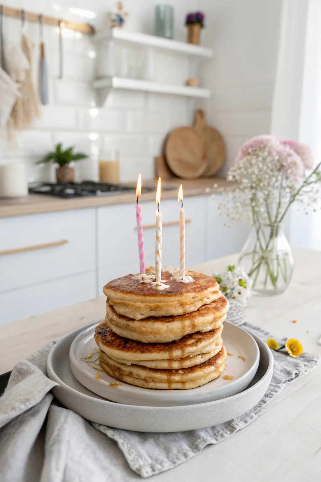 17+ Creative Birthday Cake Pancakes Ideas