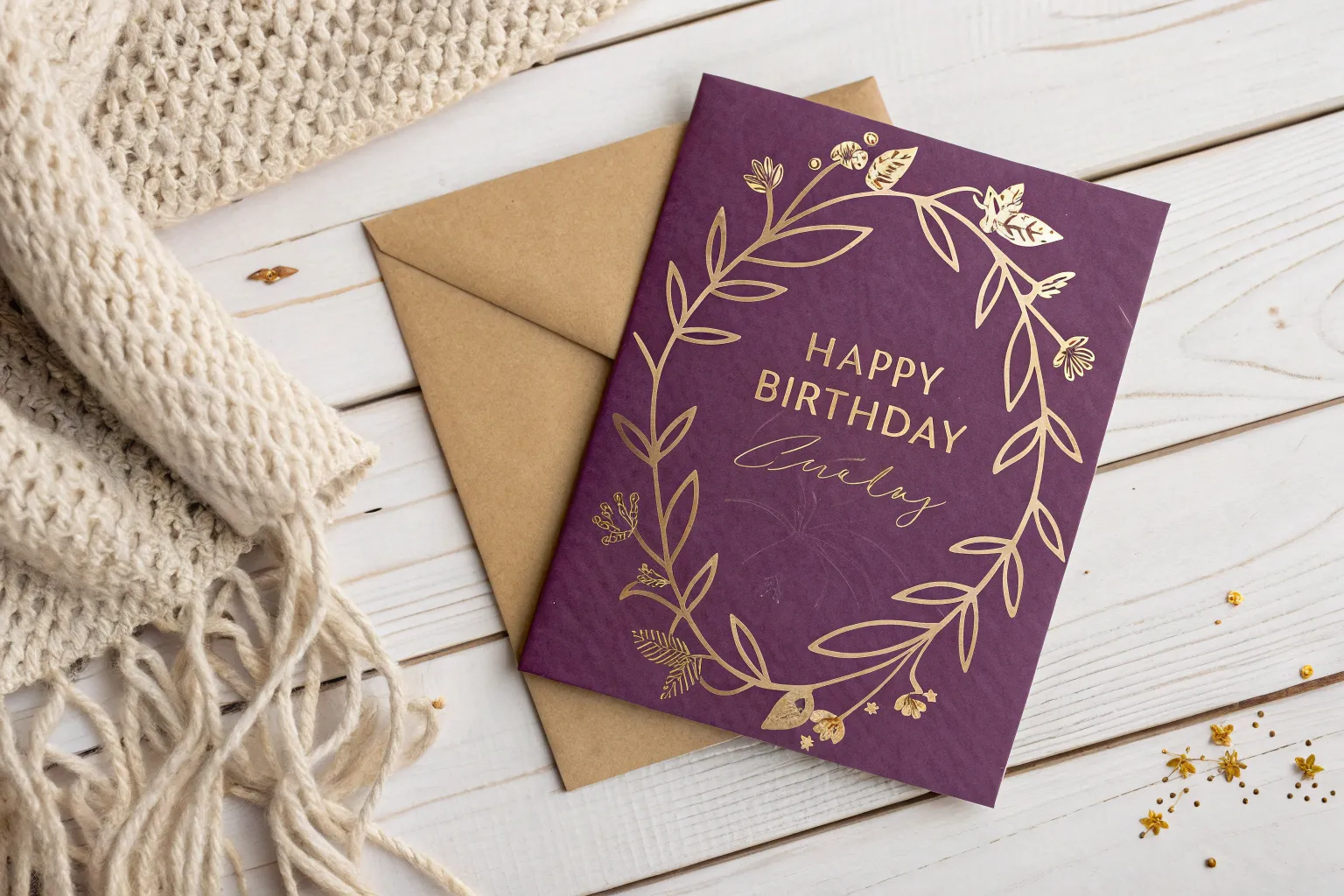 19+ Creative Purple Birthday Card Ideas