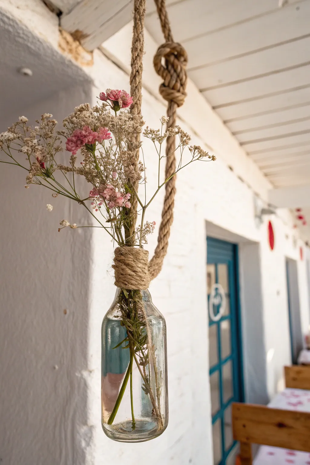 15+ Creative Glass Bottle Hanging Ideas