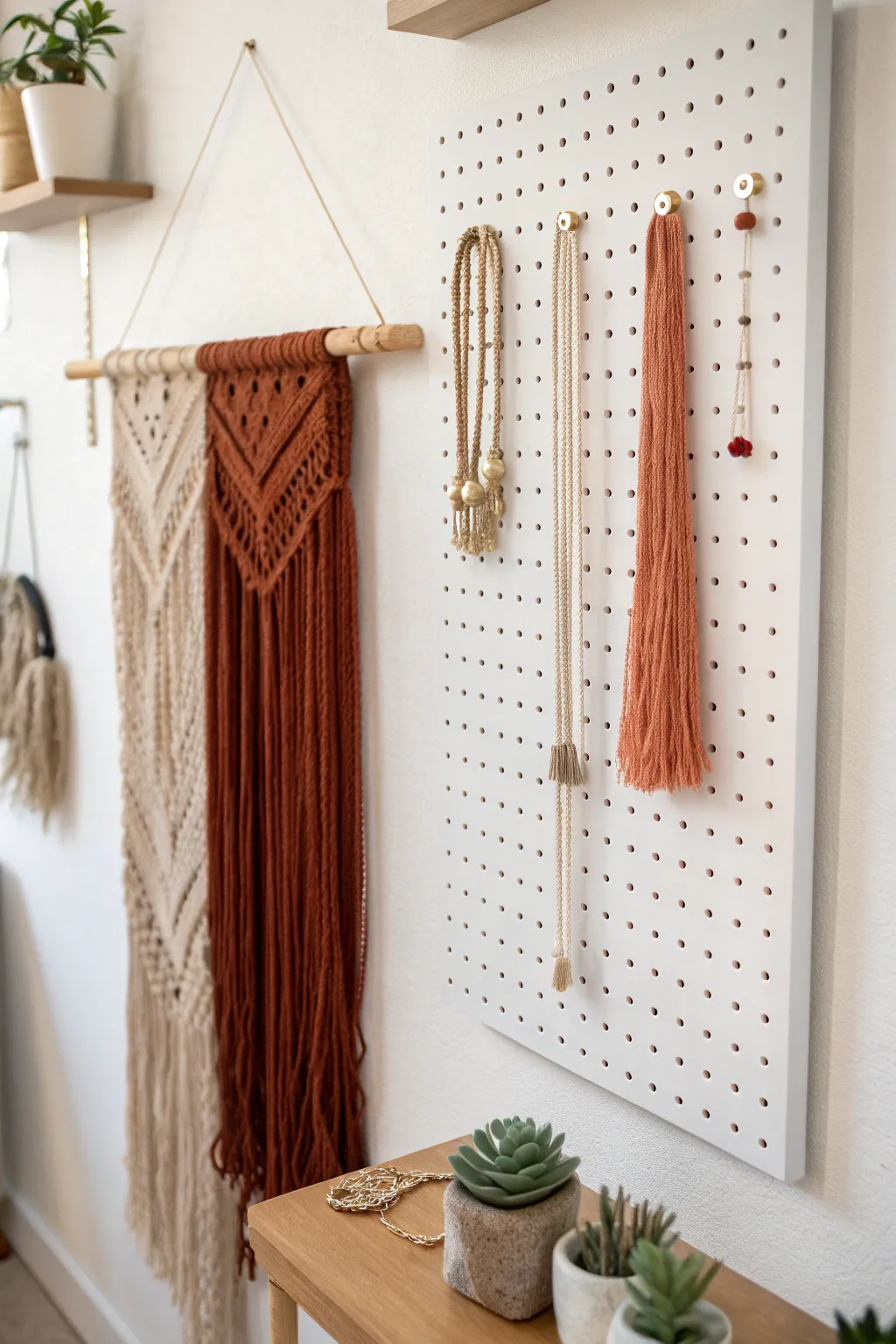 18+ Creative DIY Pegboard Jewelry Display Ideas