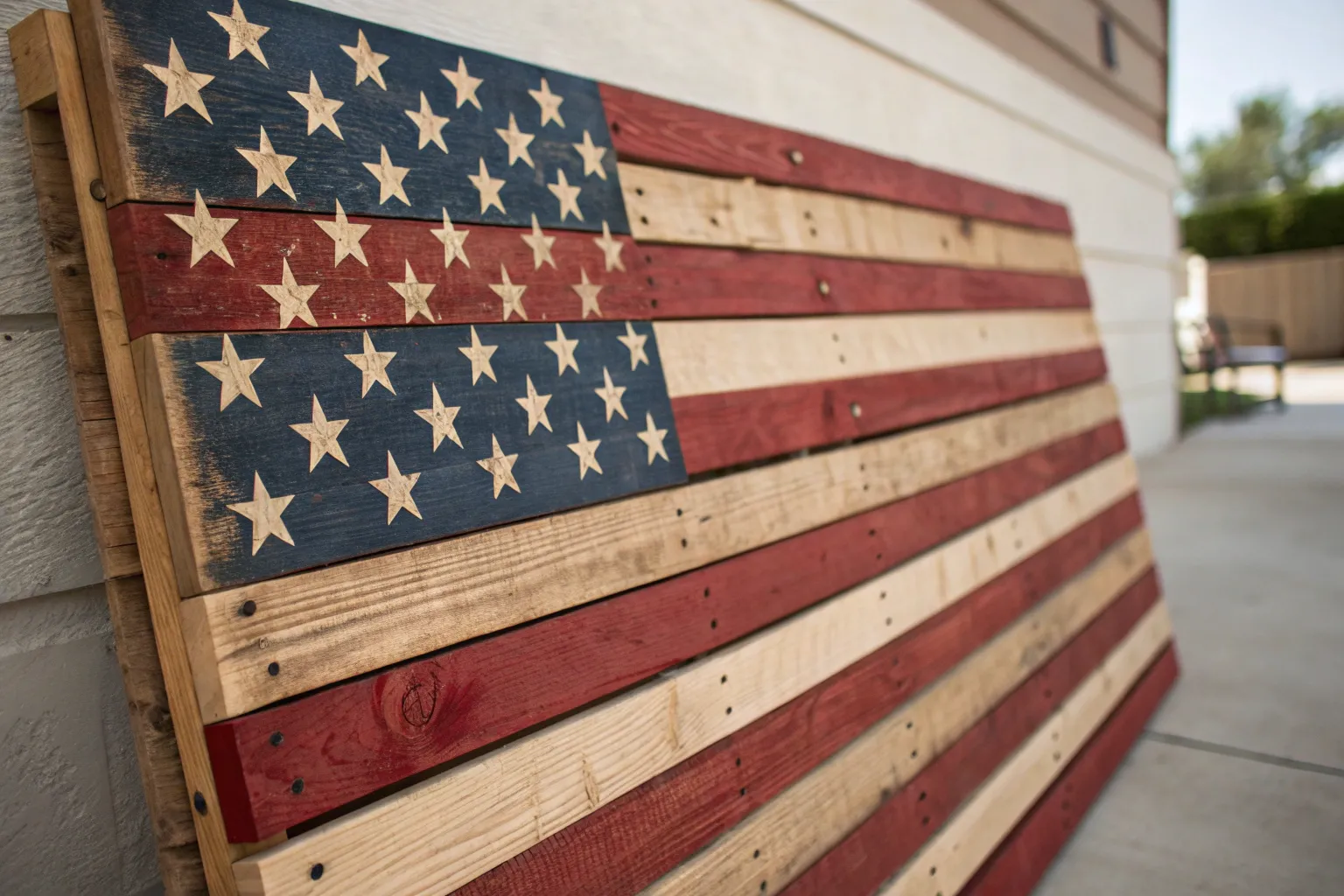 16+ Inspiring Pallet Flag Ideas for Your Home